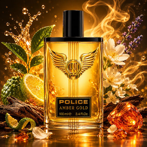 POLICE - POLICE AMBER GOLD FOR MEN EAU DE TOILETTE 100 ml - Liquidò