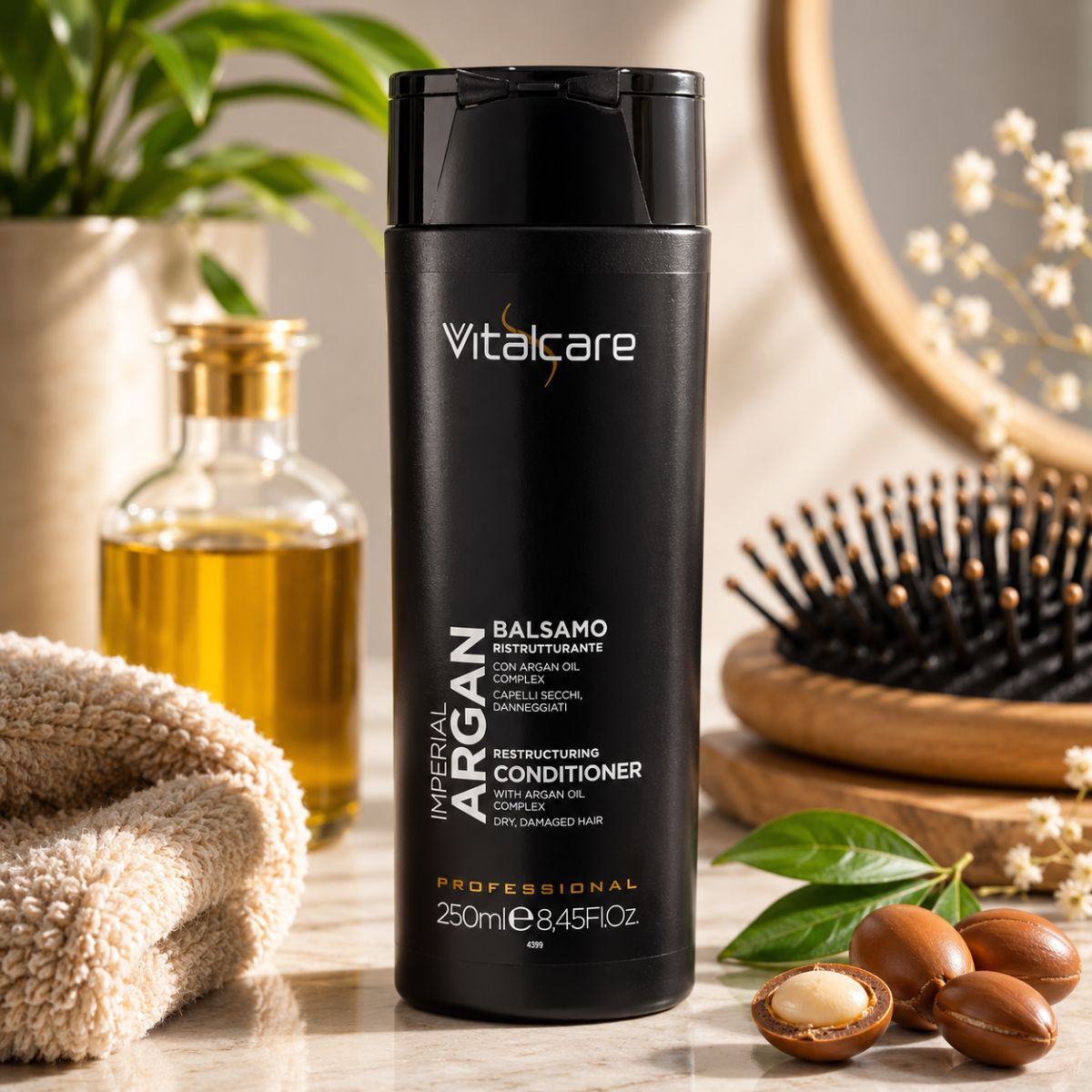VITALCARE PROFESSIONAL IMPERIAL ARGAN BALSAMO RISTRUTTURANTE - Con Olio Di Argan 250ml - Liquidò