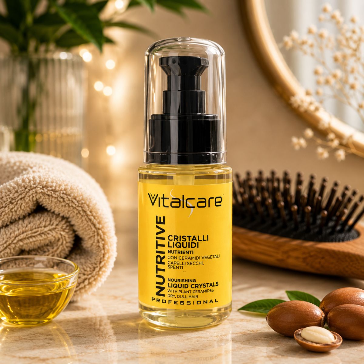 VITALCARE PROFESSIONAL NUTRITIVE CRISTALLI LIQUIDI - Con Ceramidi Vegetali 50ml - Liquidò