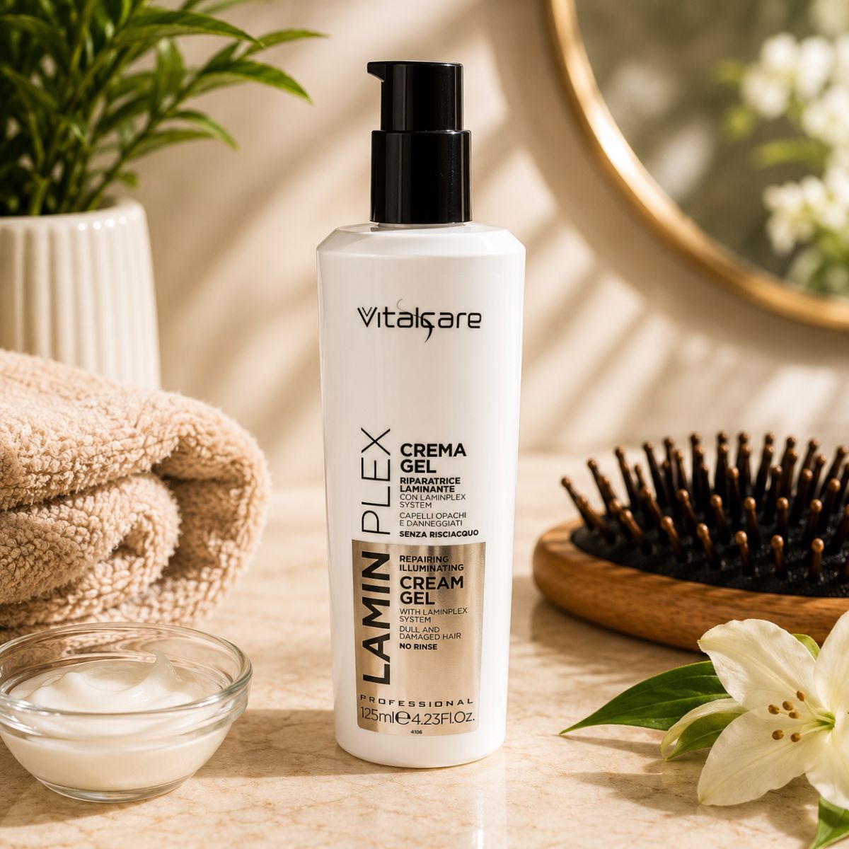 VITALCARE PROFESSIONAL LAMINPLEX CREMA GEL RIPARATRICE LAMINANTE - 125ml - Liquidò