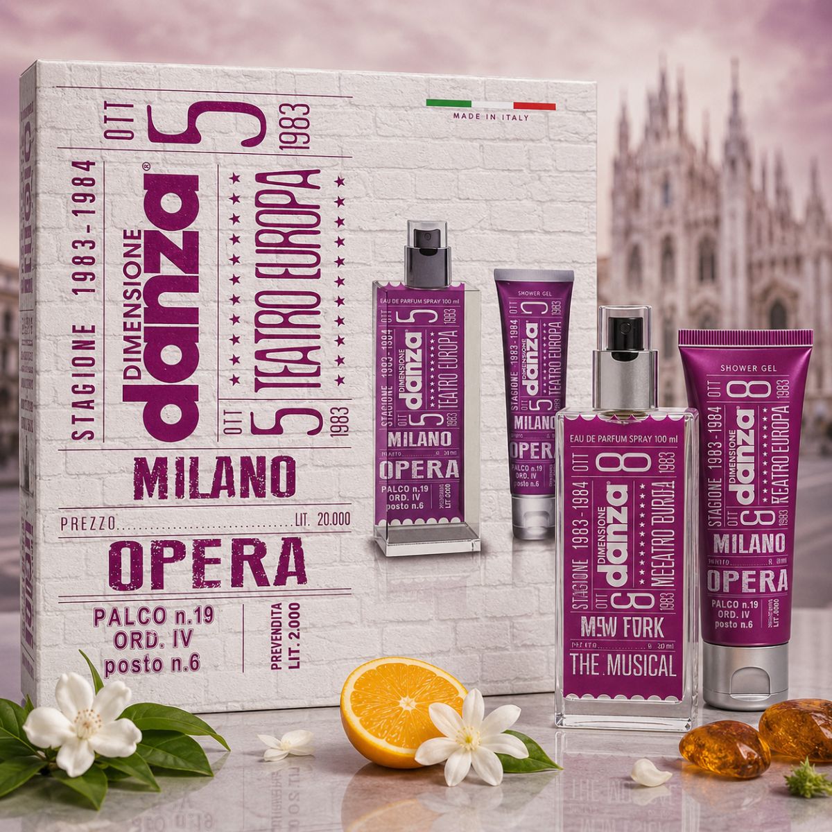 DIMENSIONE DANZA OPERA COFANETTO REGALO - Eau de Parfum 100 ml + Shower Gel 150 ml - Liquidò