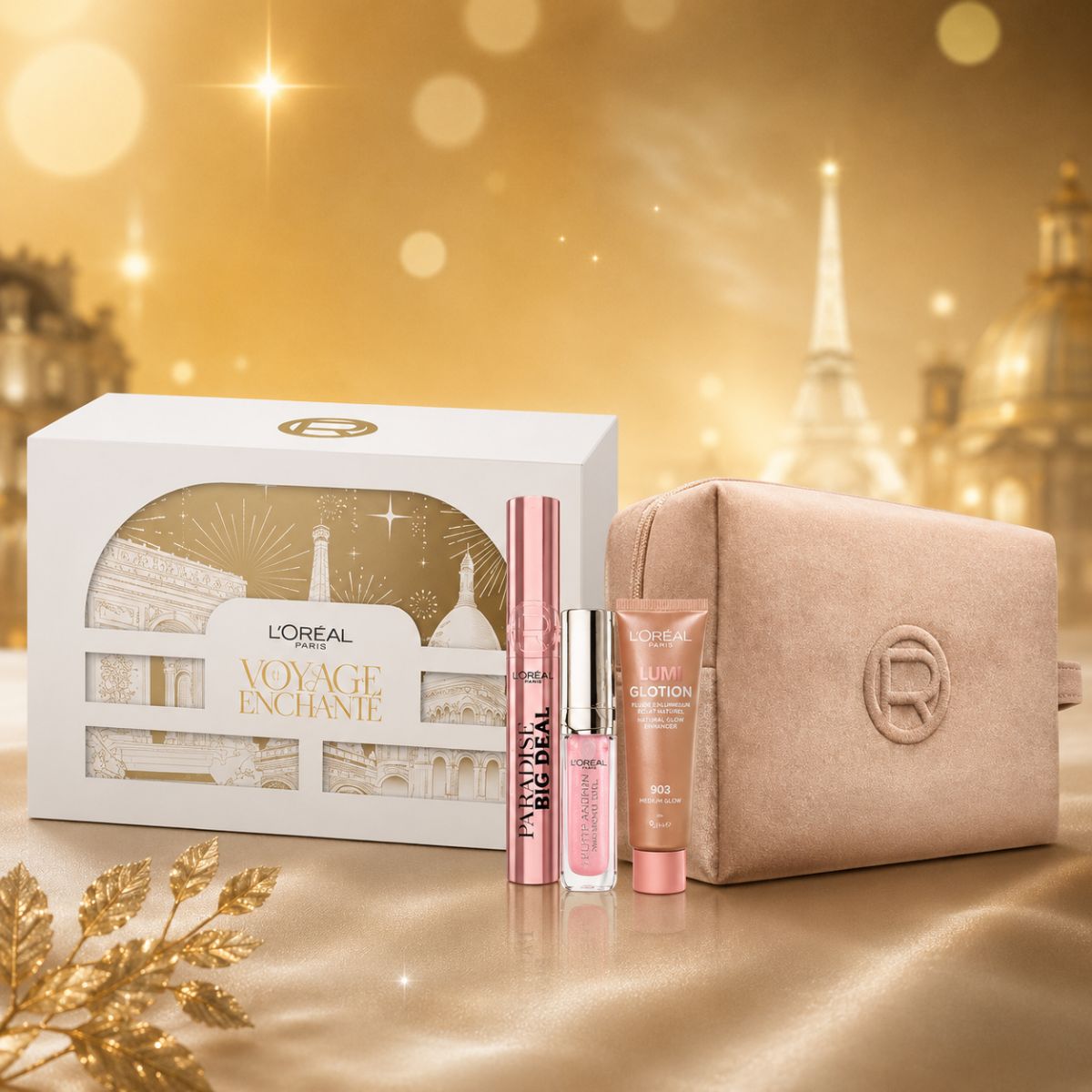 L’ORÉAL PARIS LE VOYAGE ENCHANTE - Cofanetto Trucco Occhi con Beauty Organizer