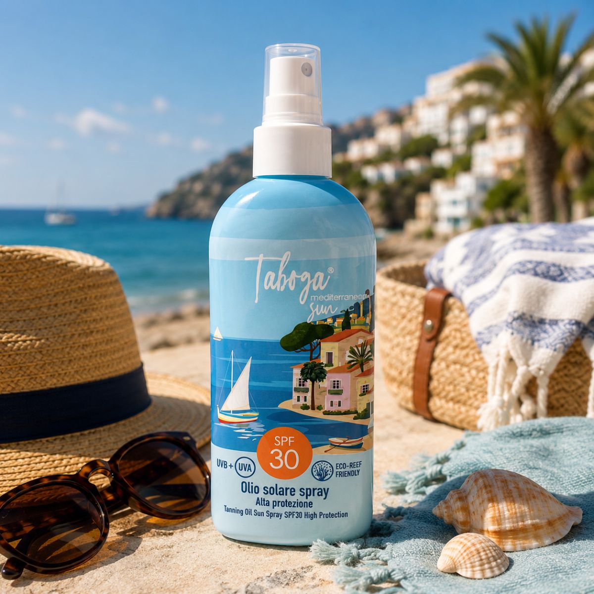 TABOGA MEDITERRANEAN SUN OLIO SOLARE SPRAY SPF30 - Alta Protezione 200ml