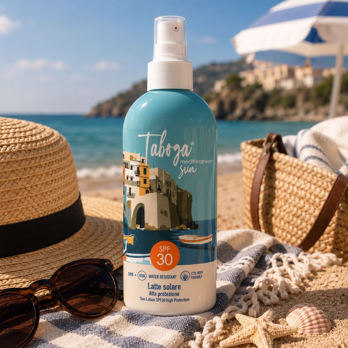 TABOGA MEDITERRANEAN SUN LATTE SOLARE SPRAY SPF30 - Alta Protezione 250ml