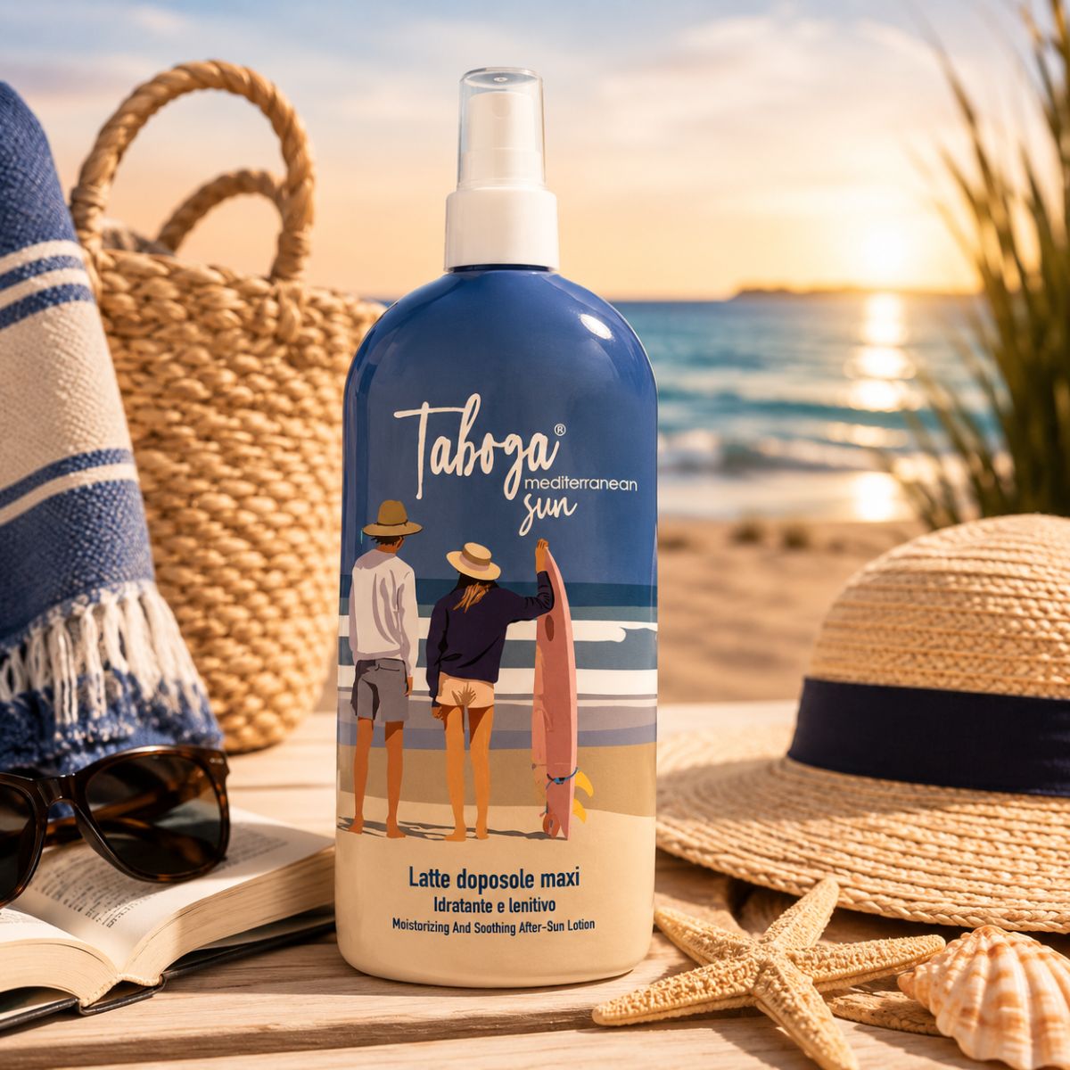 TABOGA MEDITERRANEAN SUN LATTE DOPOSOLE SPRAY MAXI - Idratante e Lenitivo 450ml