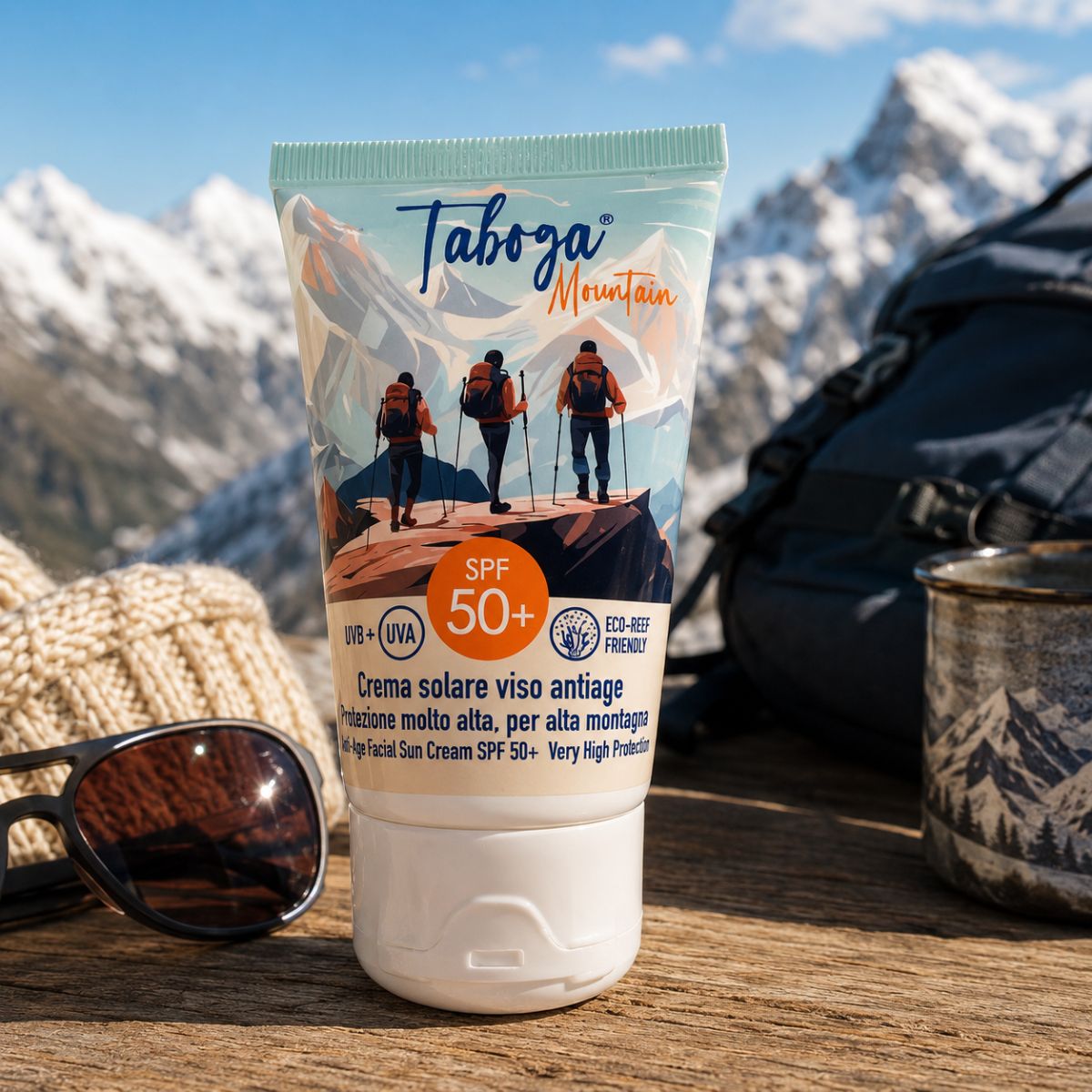 TABOGA MOUNTAIN CREMA SOLARE VISO ANTIAGE SPF50+ - Protezione Molto Alta 50ml