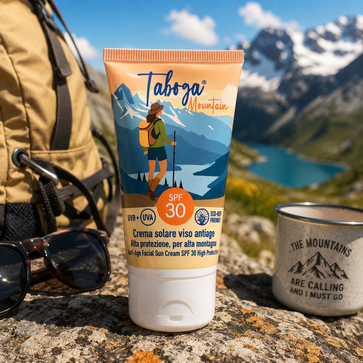 TABOGA MOUNTAIN CREMA SOLARE VISO ANTIAGE SPF30 - Protezione Alta 50ml