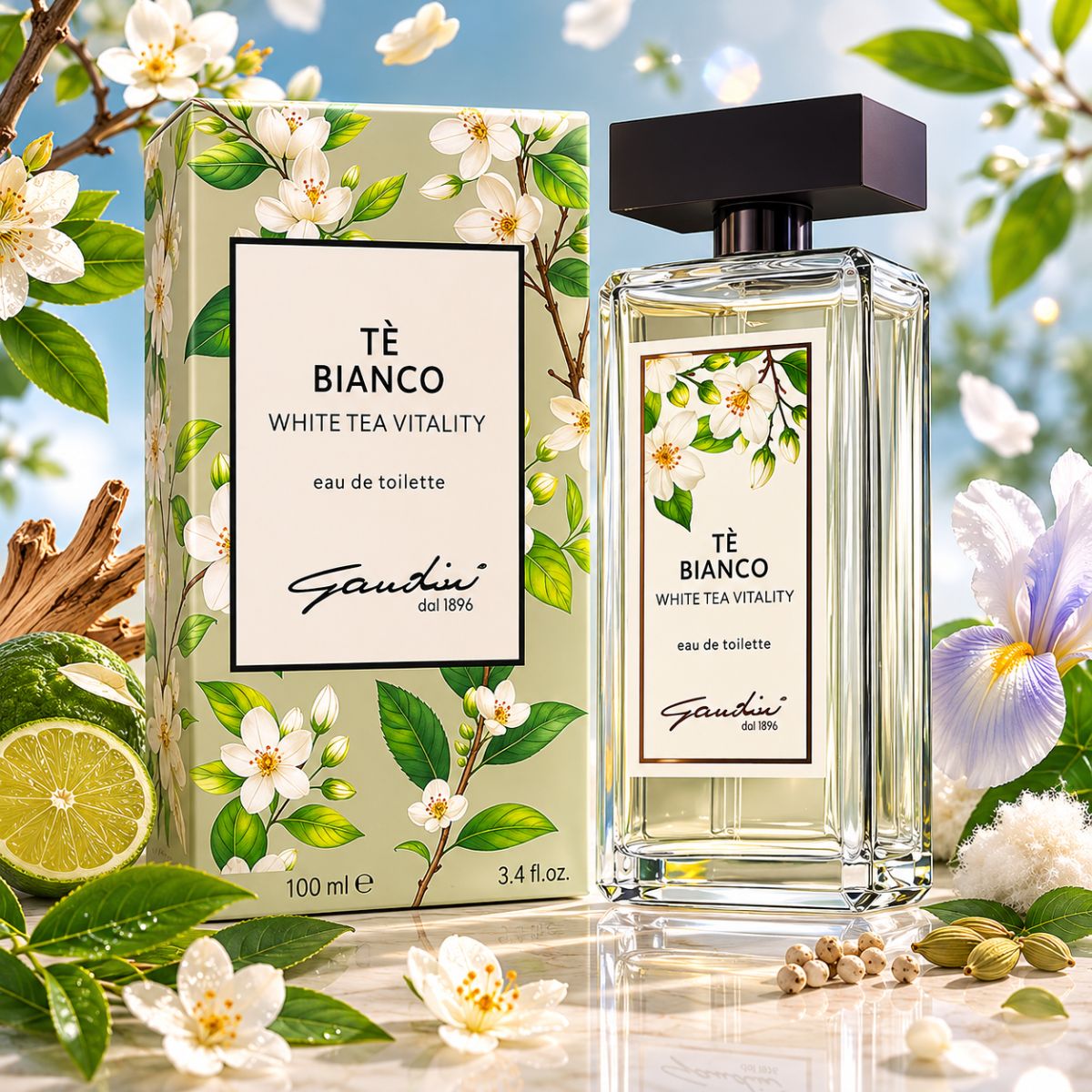 GANDINl TÉ BIANCO WHITE TEA VITALITY - Eau De Toilette For Women 100ml