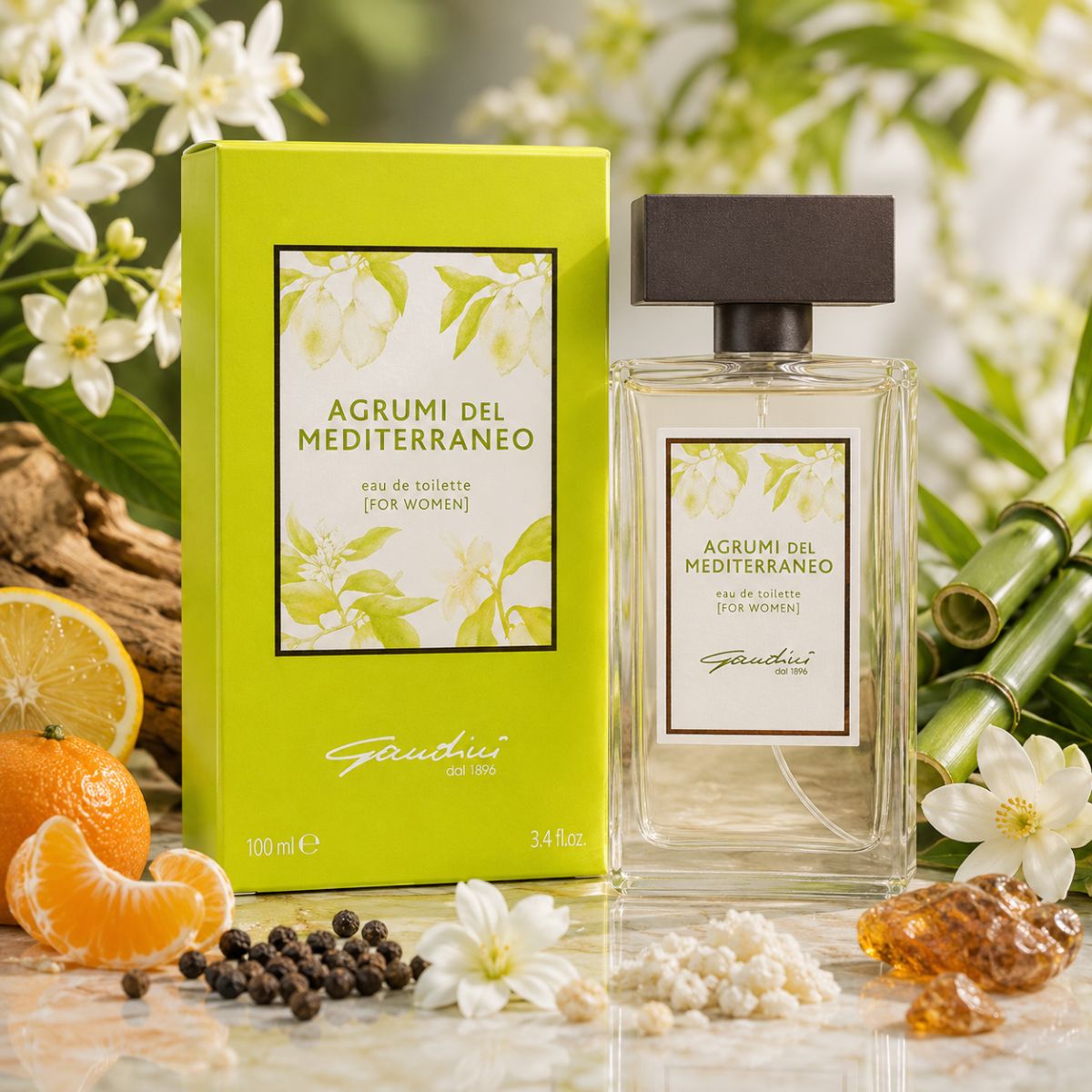 GANDINl AGRUMI DEL MEDITERRANEO - Eau De Toilette For Women 100ml