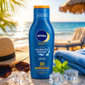 NIVEA SUN PROTECT & REFRESH LATTE SOLARE SPF10 - Rinfrescante e Resistente All'acqua 200ml - Liquidò