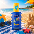 NIVEA SUN KIDS SPRAY SOLARE PROTETTIVO SPF20 - Colorato e Resistente All'acqua 200ml - Liquidò