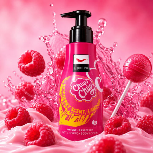 AQUOLINA CHUPA CHUPS LATTE CORPO LAMPONE - 250ml - Liquidò