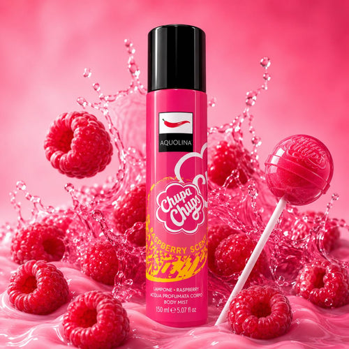 AQUOLINA CHUPA CHUPS ACQUA PROFUMATA CORPO LAMPONE - 150ml - Liquidò