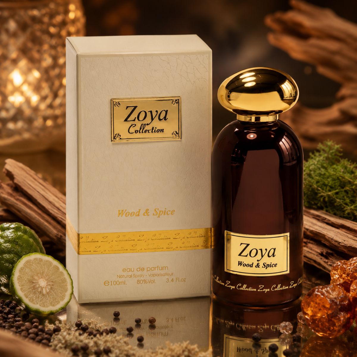ZOYA COLLECTION WOOD & SPICE -  Eau de Parfum 100ml