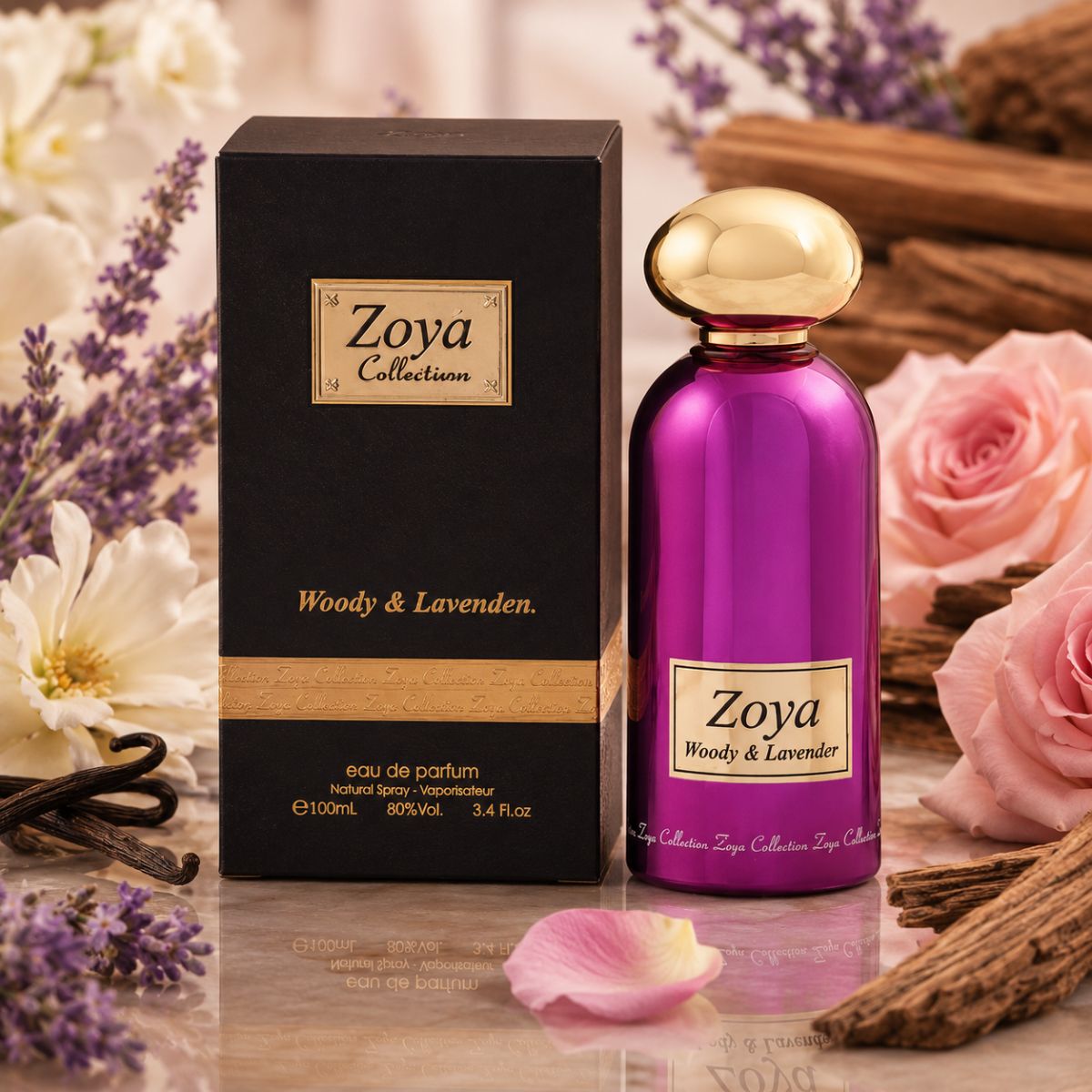ZOYA COLLECTION WOODY & LAVANDER -  Eau de Parfum 100ml