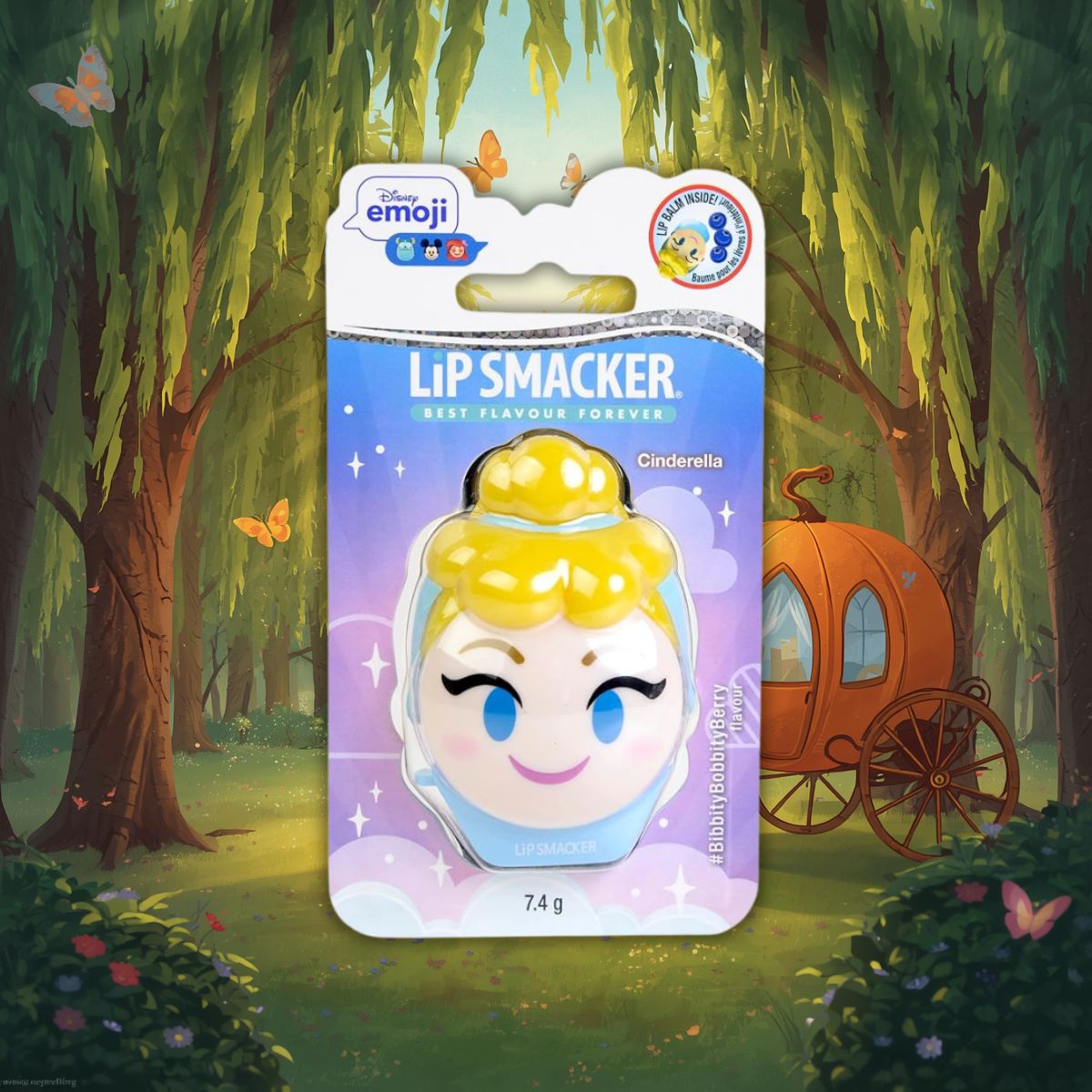 LIP SMACKER DISNEY EMOJI CENERENTOLA FLIP BALM -  Balsamo Labbra 7,4 g