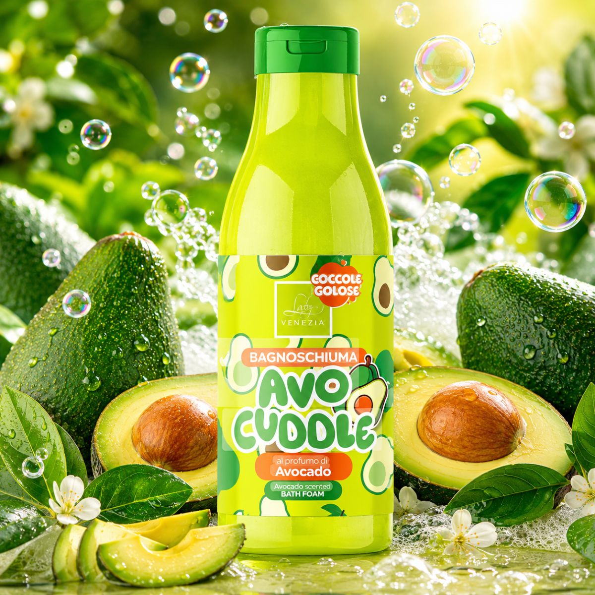 LADY VENEZIA COCCOLE GOLOSE BAGNOSCHIUMA AVO CUDDLE - Al Profumo Di Avocado 500ml