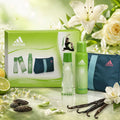 ADIDAS FLOREAL DREAM FOR WOMEN COFANETTO - Donna Eau de Toilette 50 ml + Deodorante Spray 150 ml + Pochette