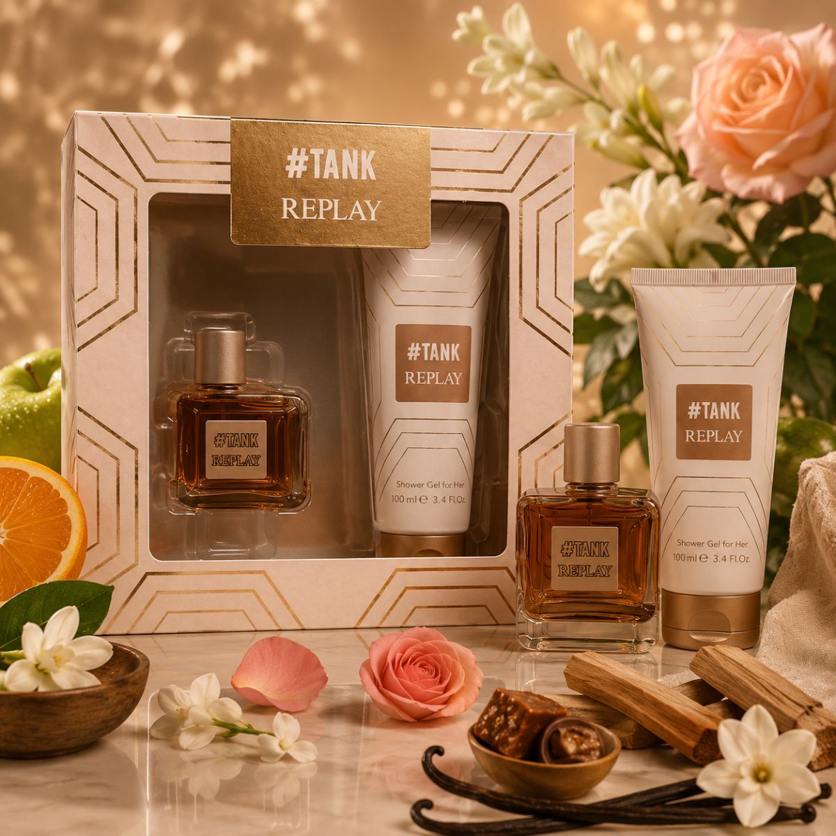 REPLAY TANK - Set Regalo Donna Edt 30ml + Gel Doccia 100ml - Liquidò