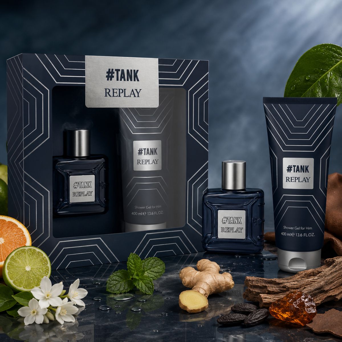 REPLAY TANK - Set Regalo Uomo Edt 30ml + Gel Doccia 100ml - Liquidò