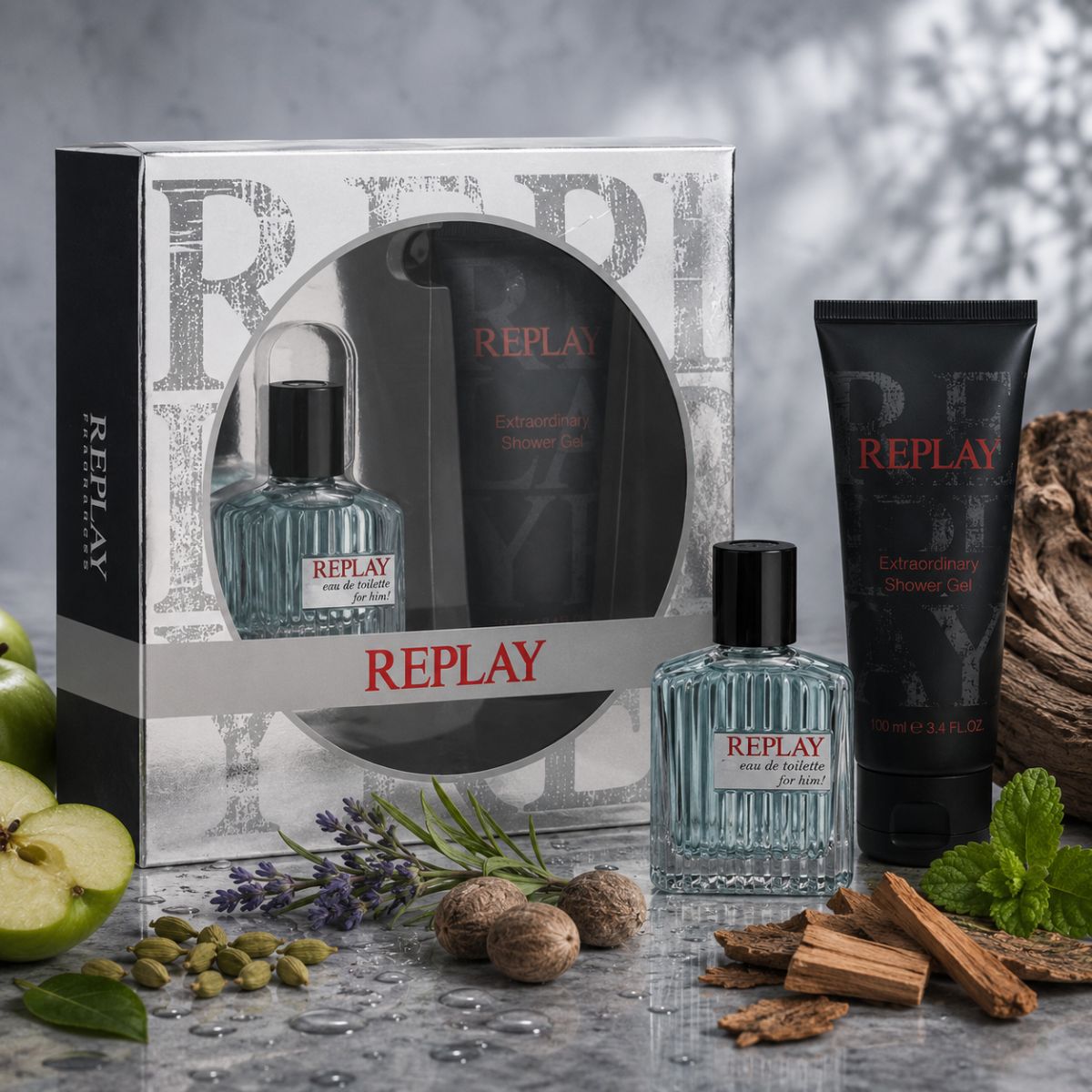 REPLAY - Set Regalo Uomo Edt 30ml + Gel Doccia 100ml - Liquidò