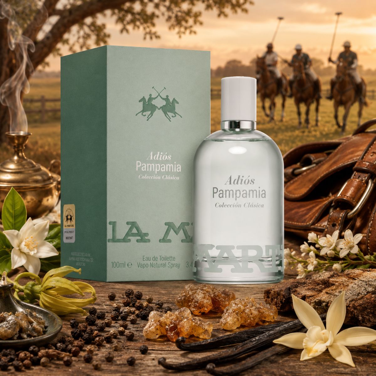 LA MARTINA ADIOS PAMPAMIA - Eau de Toilette Uomo 100 ml - Liquidò
