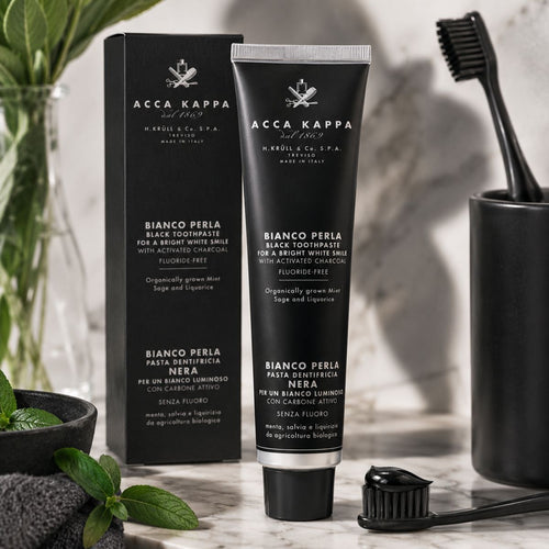 ACCA KAPPA DENTIFRICIO - Pasta Dentifricia Nera, Bianco Perla 100ml - Liquidò