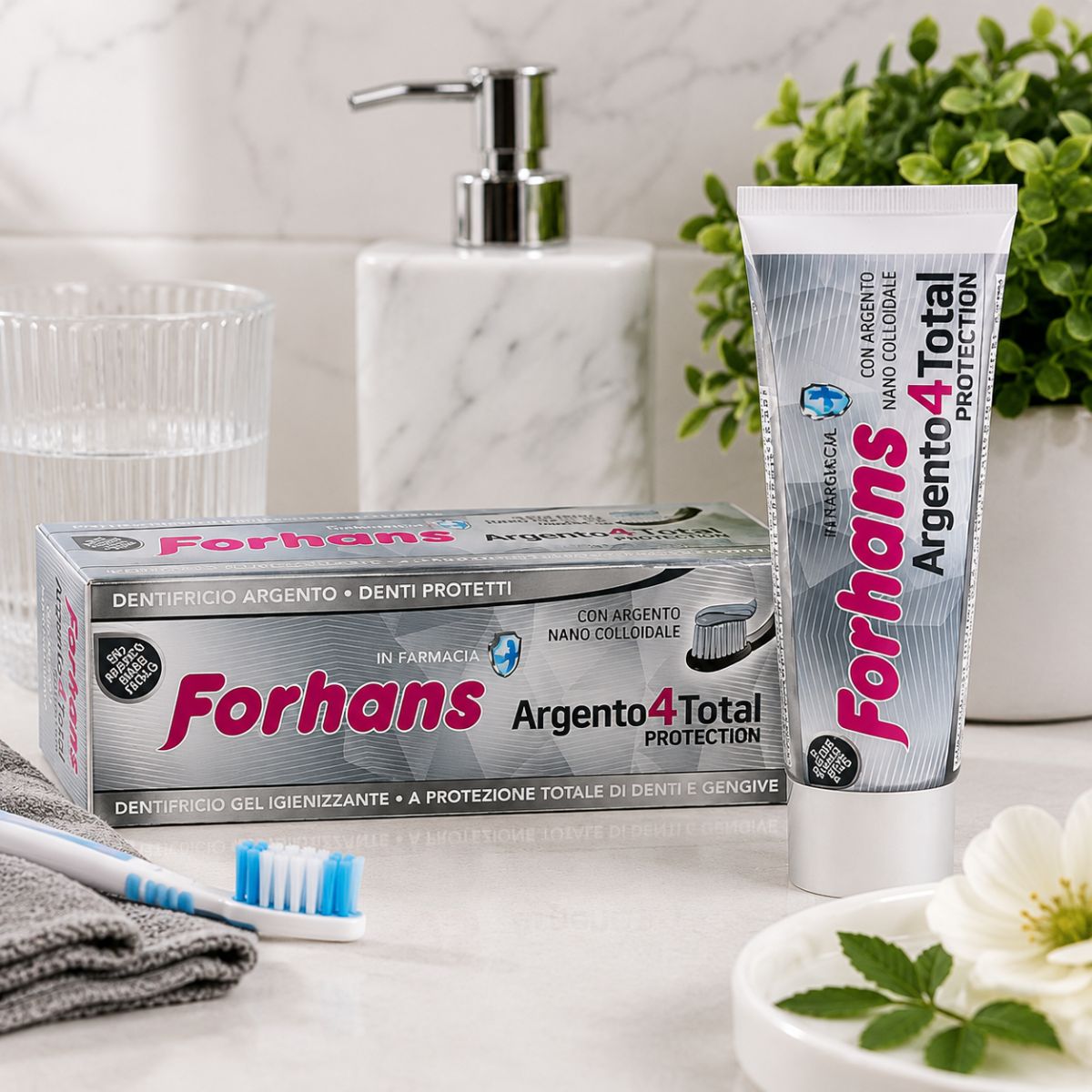 FORHANS ARGENTO 4 TOTAL PROTECTION - Dentifricio Argento 75ml - Liquidò