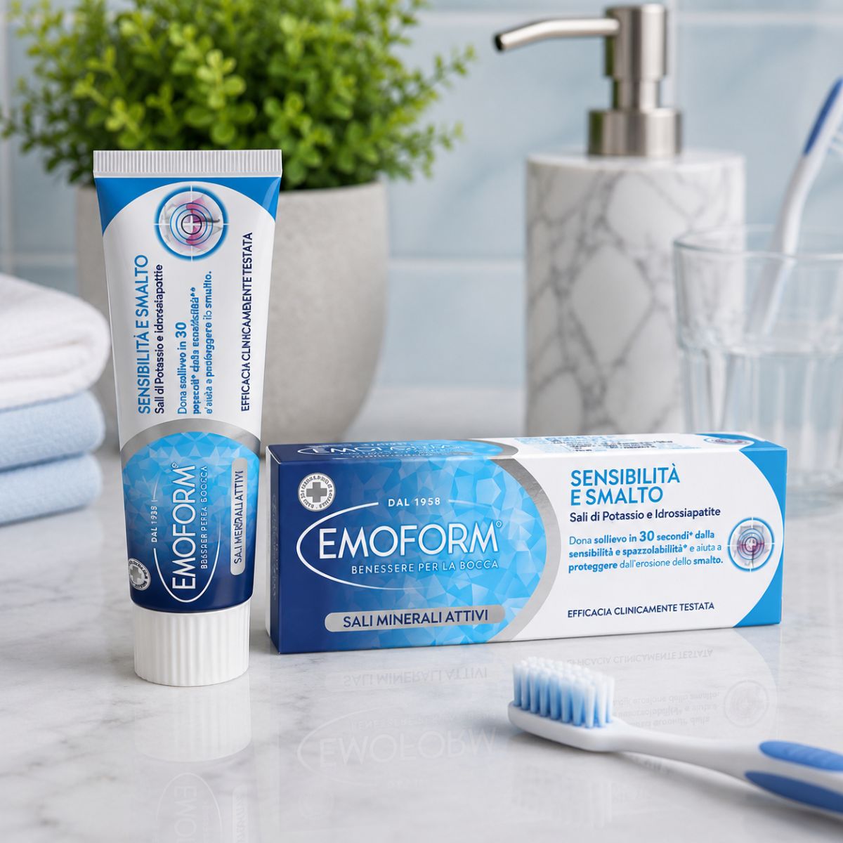 EMOFORM SENSIBILITÁ E SMALTO DENTIFRICIO - Sali Minerali Attivi 75ml