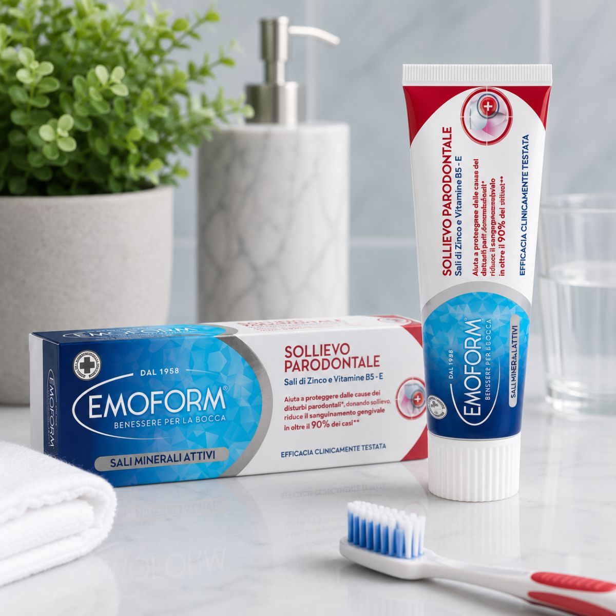 EMOFORM SOLLIEVO PARADONTALE DENTIFRICIO - Sali Minerali Attivi 75ml
