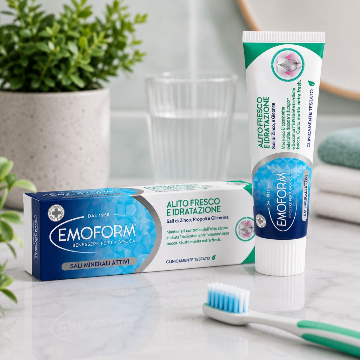 EMOFORM ALITO FRESCO E IDRATAZIONE DENTIFRICIO - Sali Minerali Attivi 75ml