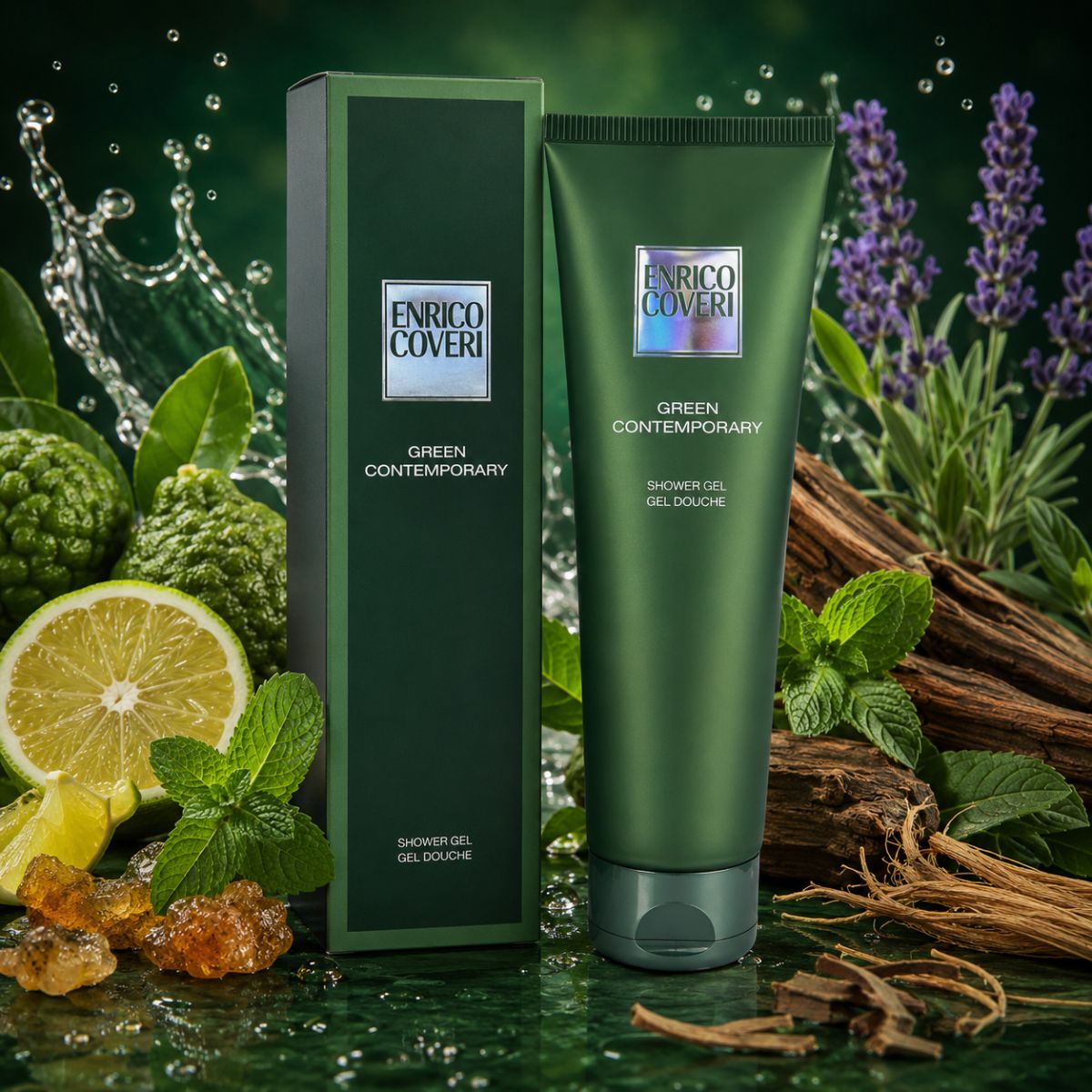 ENRICO COVERI GREEN CONTEMPORARY - Shower Gel Uomo 300ml