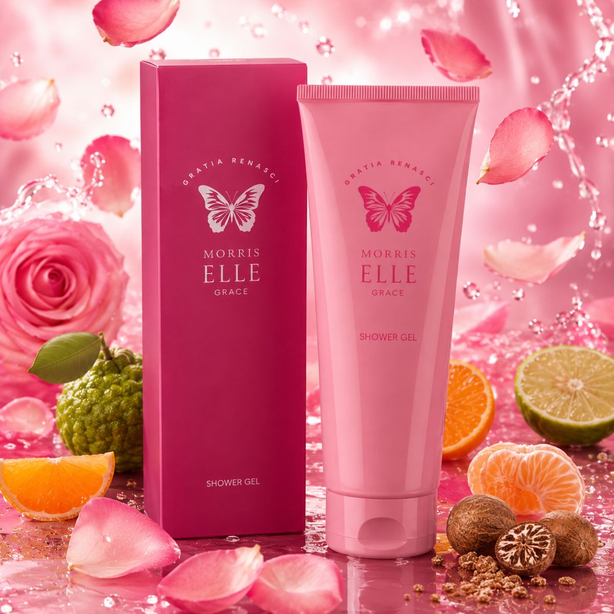 MORRIS ELLE GRATIA RENASCI GRACE SHOWER GEL - Bagno Doccia Profumato 300 ml