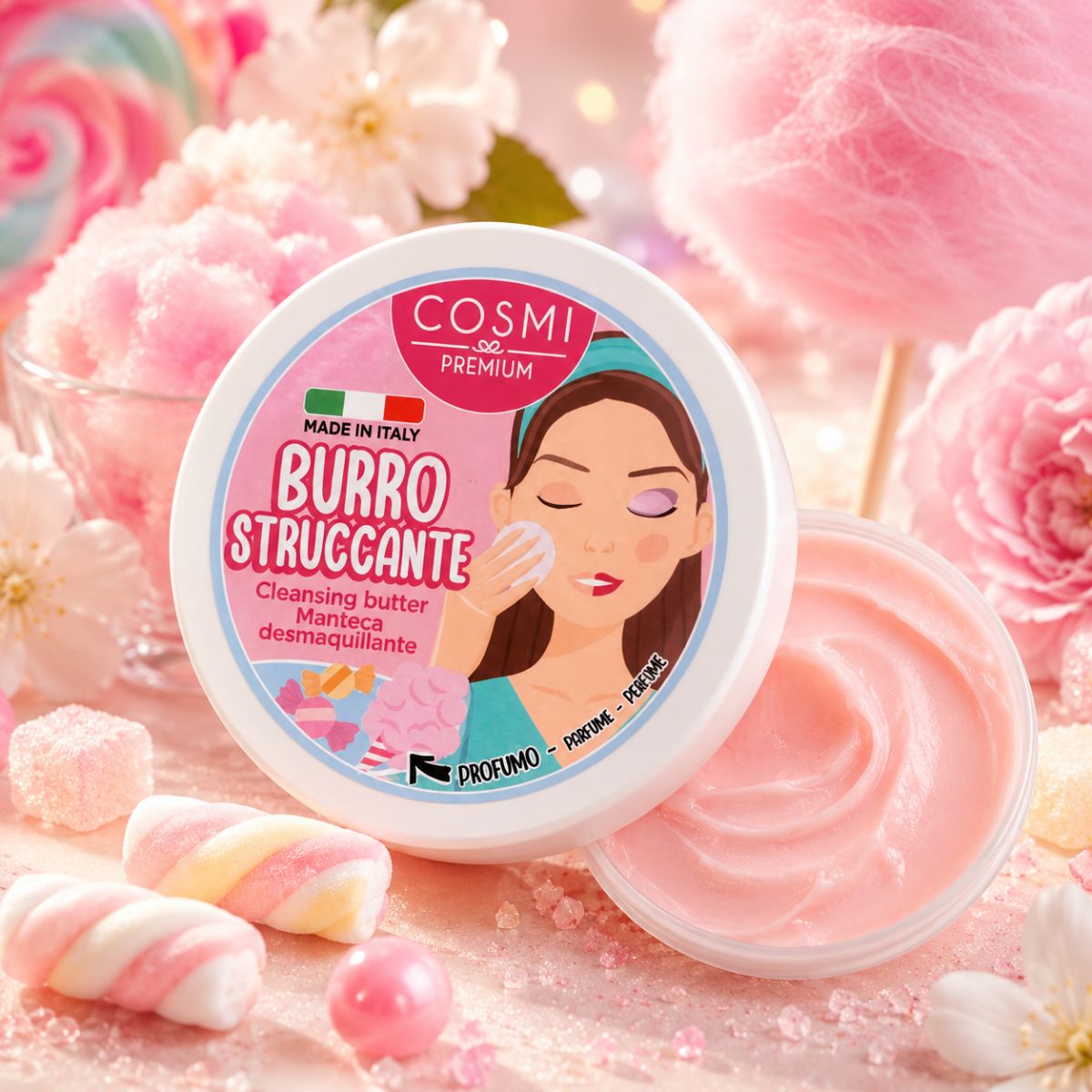COSMI BURRO STRUCCANTE ZUCCHERO FILATO - 50ml