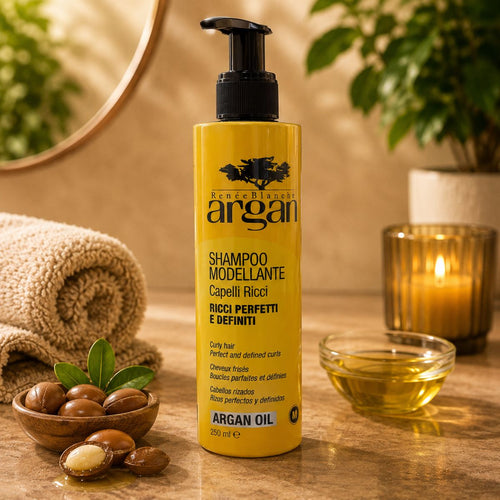 RENEE' BLANCHE ARGAN SHAMPOO MODELLANTE CAPELLI RICCI - Ricci Perfetti e Definiti 250ml - Liquidò