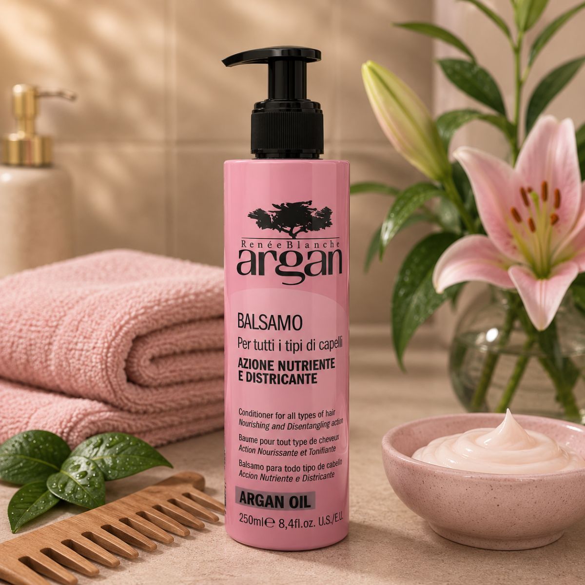 RENEE' BLANCHE BALSAMO AZIONE NUTRIENTE E DISTRICANTE - Per Tutti i Tipi Di Capelli 250ml