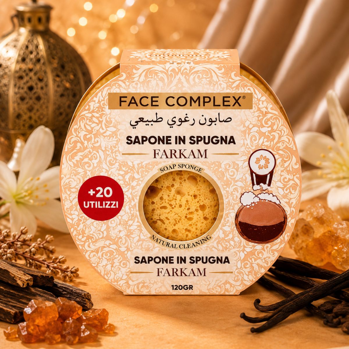 FACE COMPLEX SAPONE IN SPUGNA FARKAM - 120gr