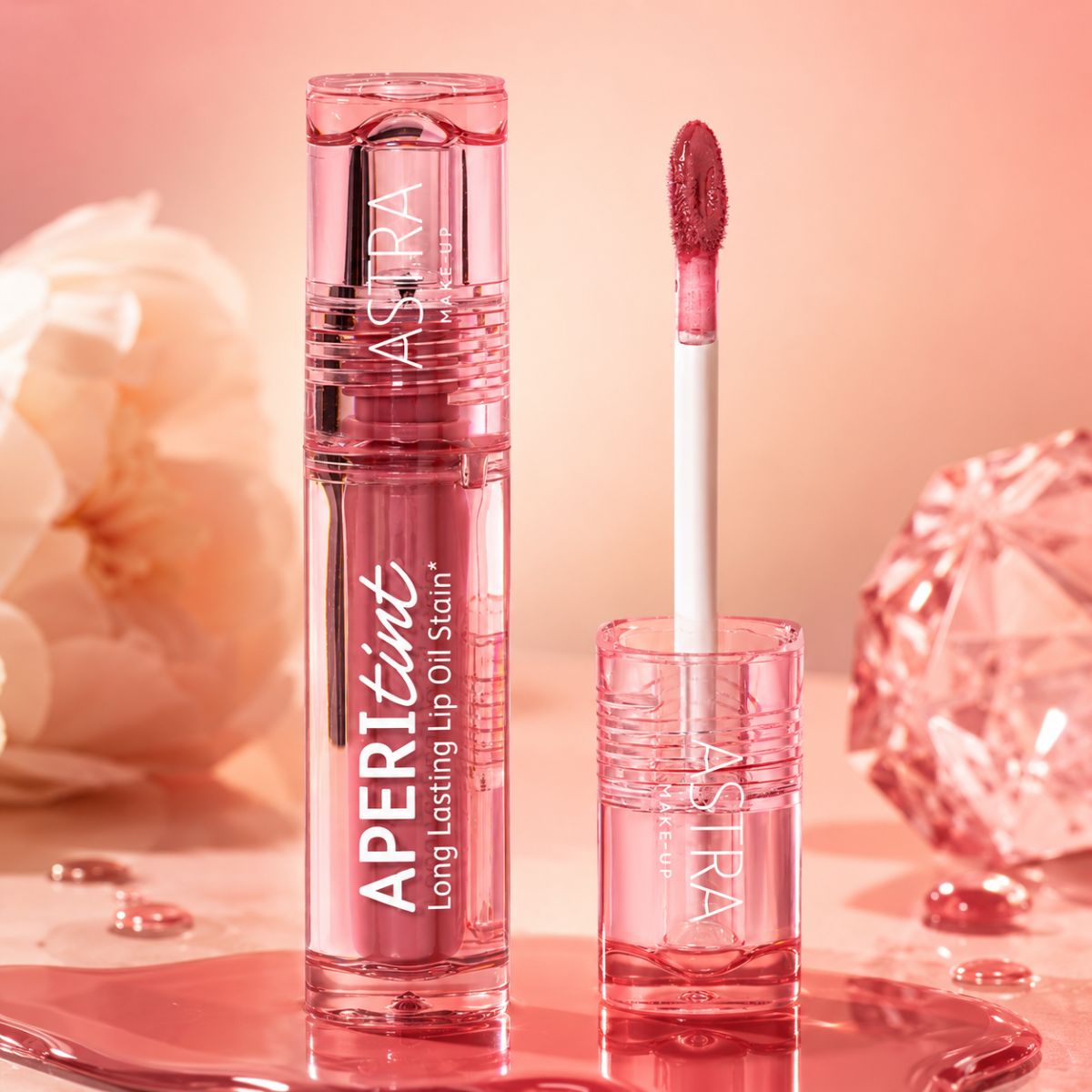 ASTRA MAKE-UP APERITINT LONG LASTING LIP OIL STAIN - 01 Riviera