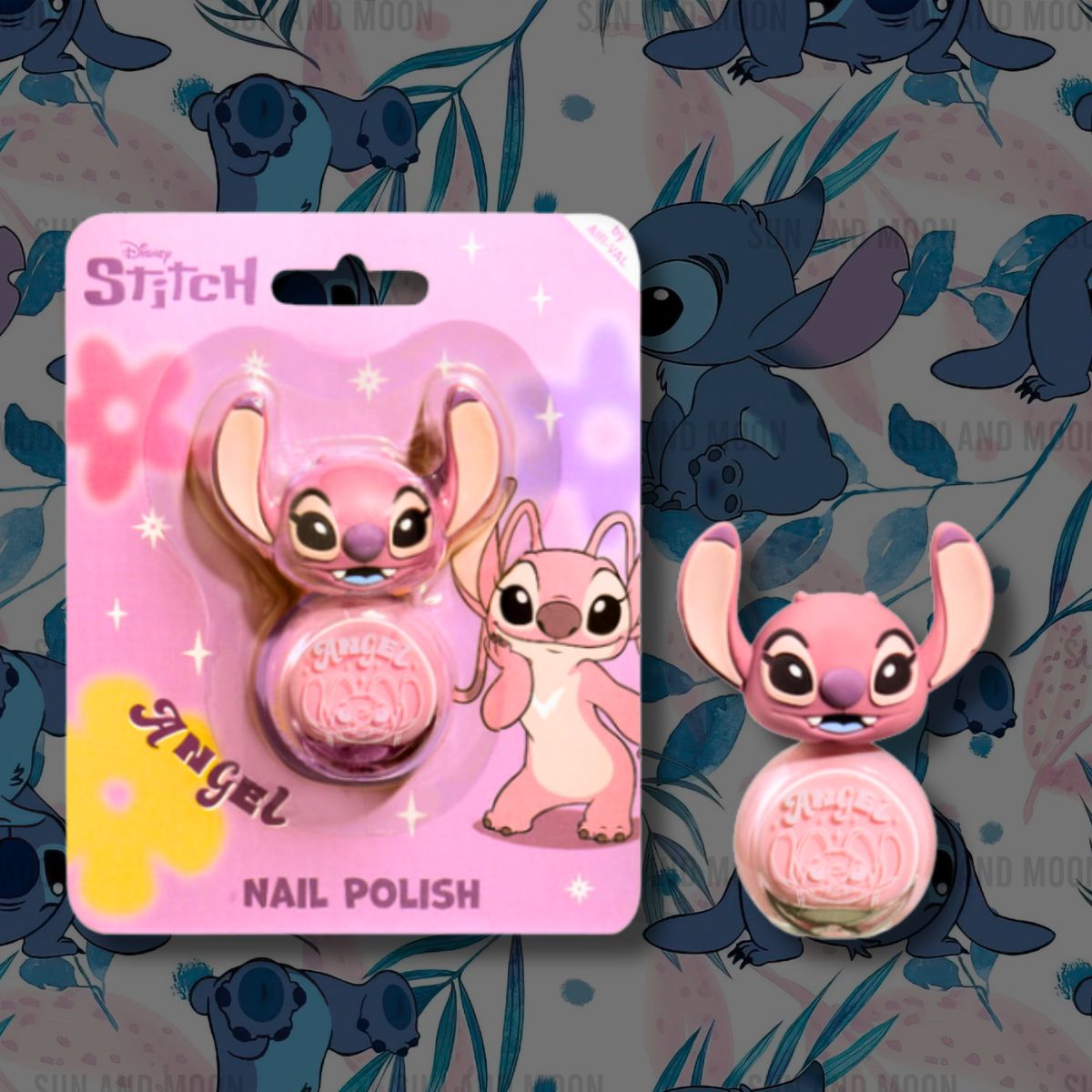 DISNEY STITCH ANGEL SMALTO UNGHIE 3D ROSA - Disney Lilo & Stitch Beauty