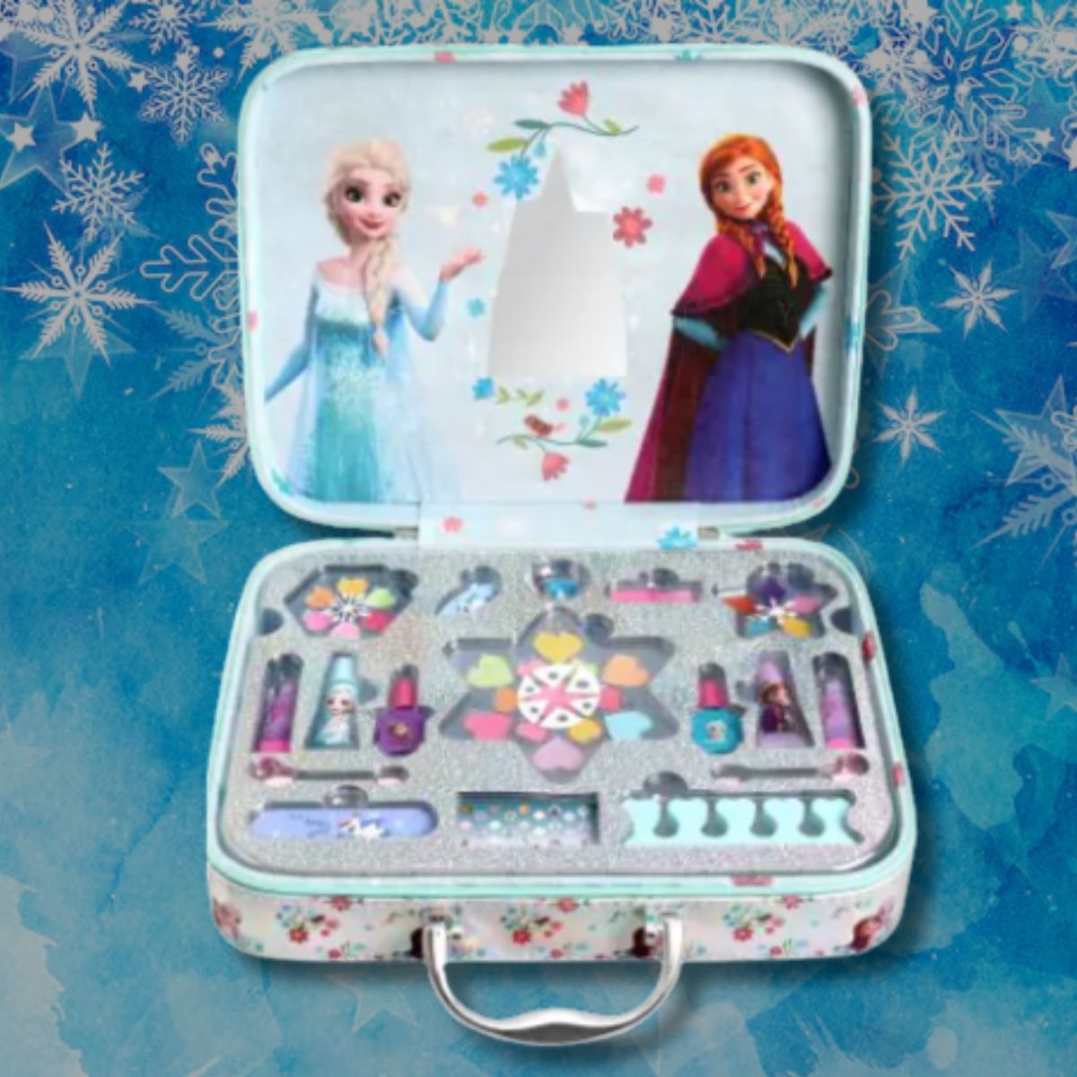 DISNEY FROZEN GRANDE BEAUTY CASE MAKE-UP BAMBINA - Valigetta Trucchi Completa Disney Frozen