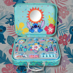 DISNEY STITCH SQUARE BEAUTY CASE MAKE-UP BAMBINA - Valigetta Trucchi Completa Disney Lilo & Stitch
