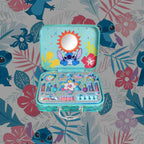 DISNEY STITCH SQUARE BEAUTY CASE MAKE-UP BAMBINA - Valigetta Trucchi Completa Disney Lilo & Stitch - Liquidò