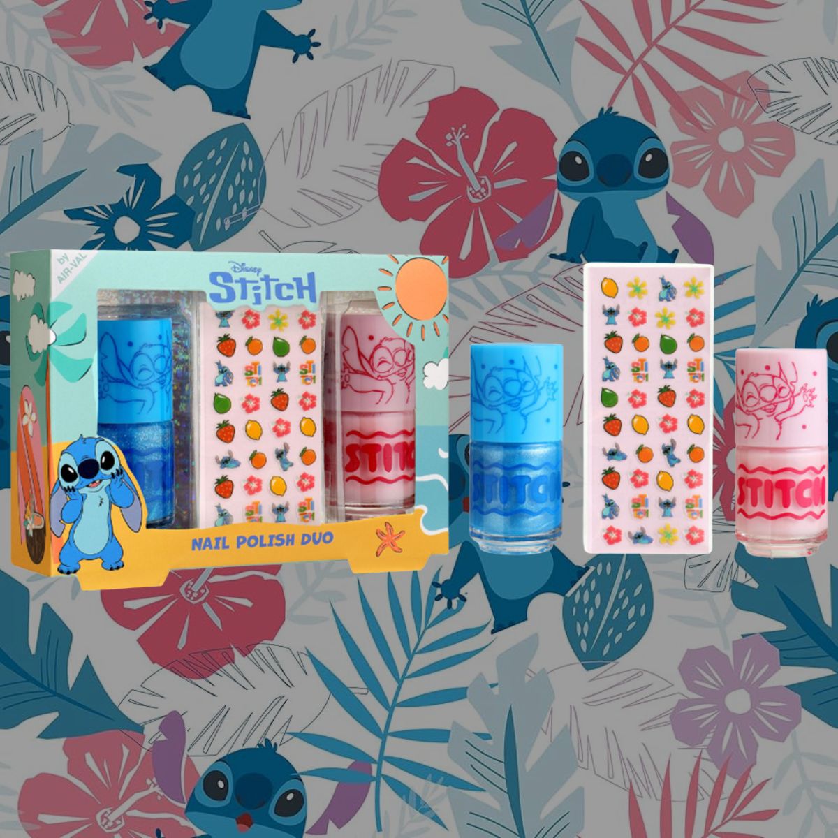 STITCH NAIL POLISH DUO - Kit Smalti e Adesivi per Unghie