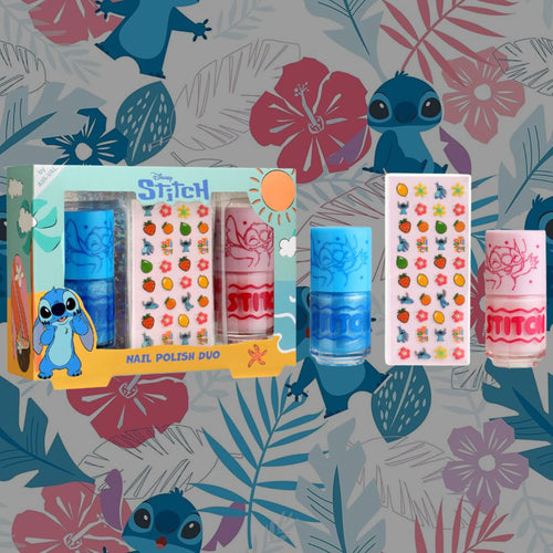 STITCH NAIL POLISH DUO - Kit Smalti e Adesivi per Unghie - Liquidò
