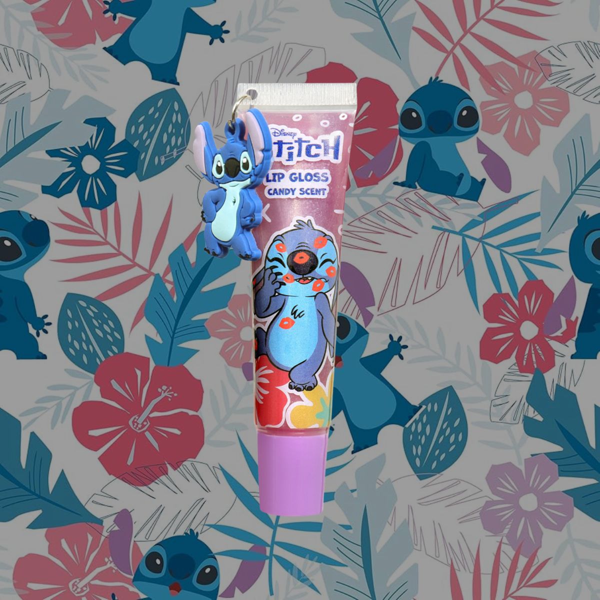DISNEY STITCH LIP GLOSS WITH CHARM - Candy Scent 13 ml