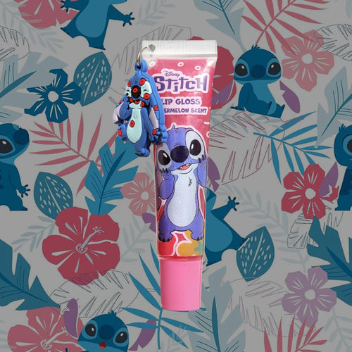 DISNEY STITCH LIP GLOSS WITH CHARM - Watermelon Scent 13 ml - Liquidò