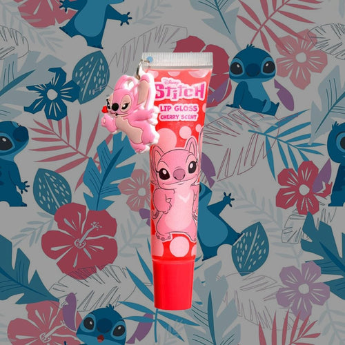 DISNEY ANGEL LIP GLOSS WITH CHARM - Cherry Scent 13 ml - Liquidò