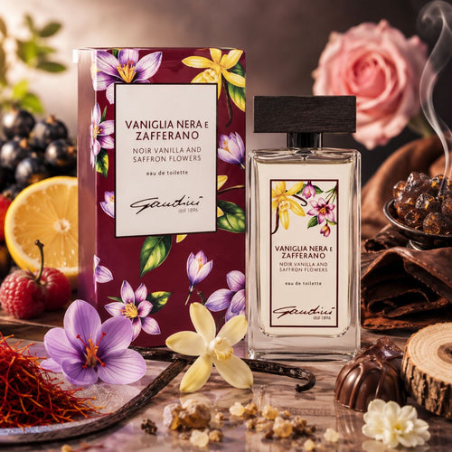GANDINl VANIGLIA NERA & ZAFFERANO - Eau de Toilette 100ml - Liquidò