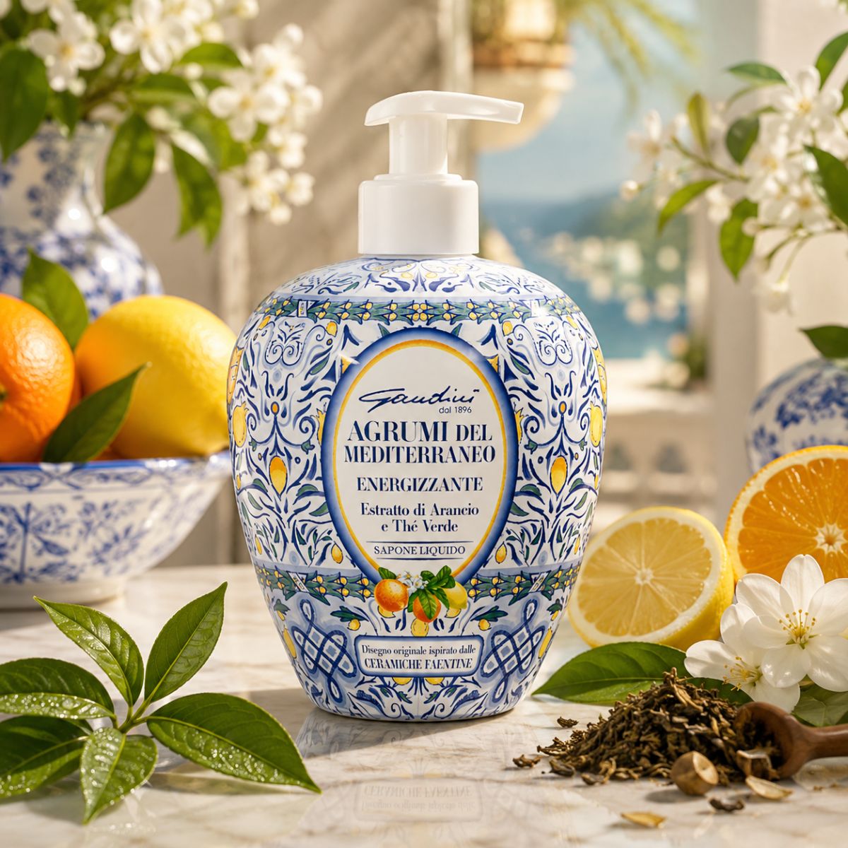 GANDINI - Sapone liquido 500ml Agrumi del Mediterraneo