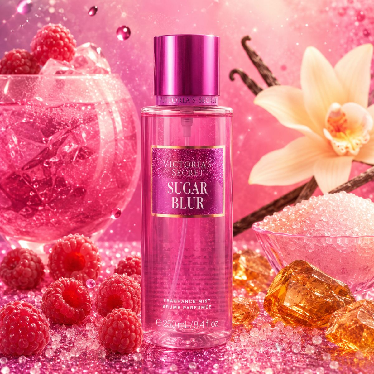 VICTORIA SECRET'S SUGAR BLUR BODY MIST - Profumo Corpo 250ml